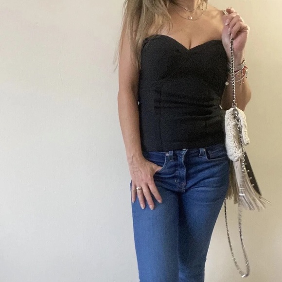 Guess Y2K Body-Con Strapless Tube Top 🖤🖤 - Picture 16 of 16